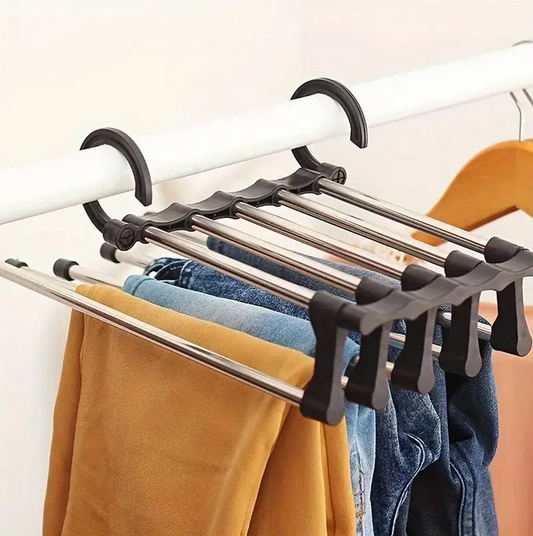 Armador de Pantalones 5 Espacios 3x1 – Ordena tu Clóset – Más Espacio en Minutos