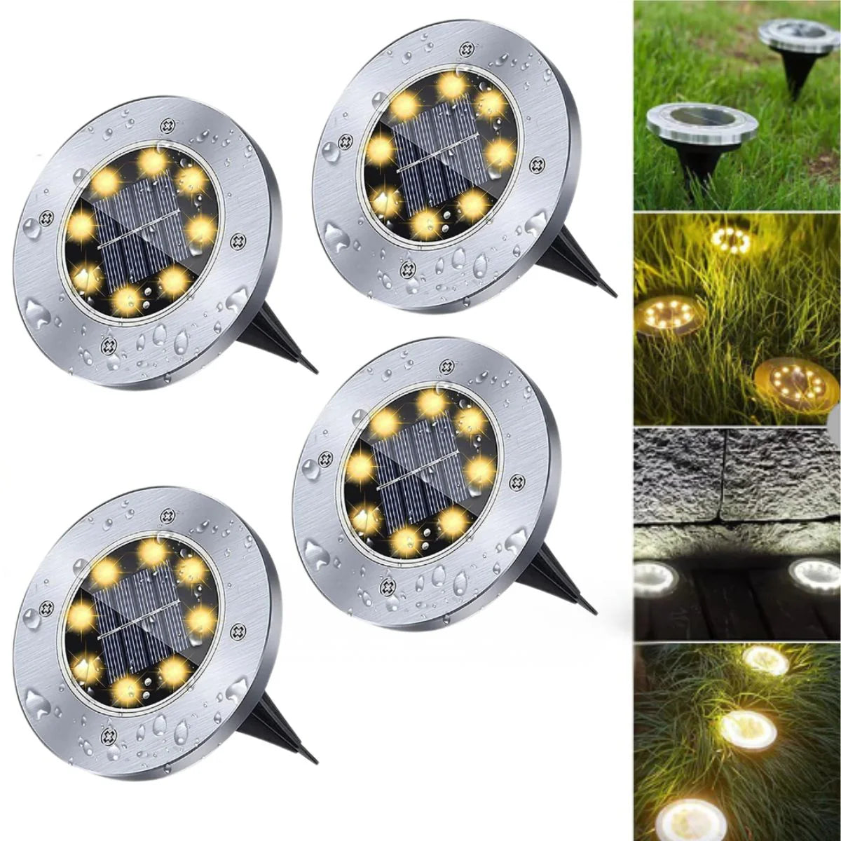 LumPath Pro 4x1 - Ilumina tu jardín sin cables ni electricidad