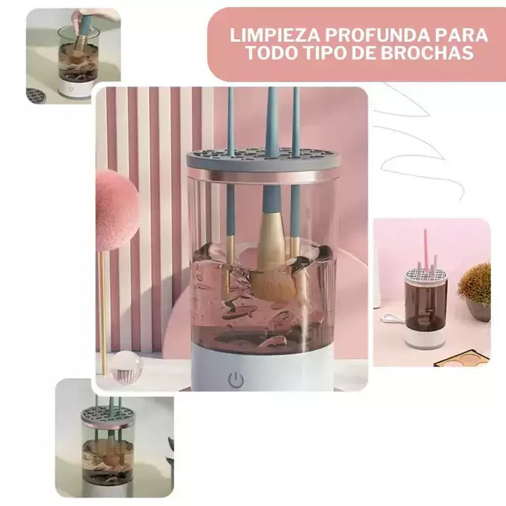 Limpiador Eléctrico de Brochas 2x1 – Limpieza Automática – Brochas limpias en minutos sin esfuerzo