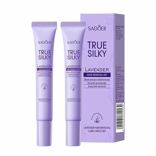 2x1 Cremas Depiladoras Sadoer – Piel Lisa Sin Pasar la Cuchilla