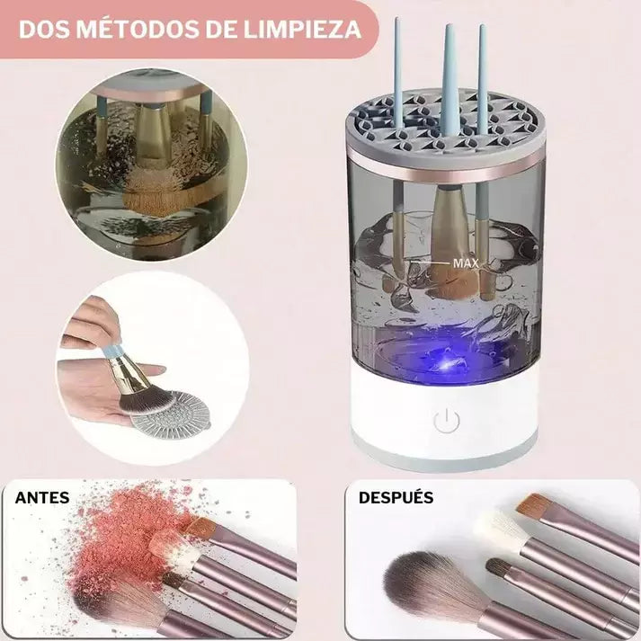 Limpiador Eléctrico de Brochas 2x1 – Limpieza Automática – Brochas limpias en minutos sin esfuerzo