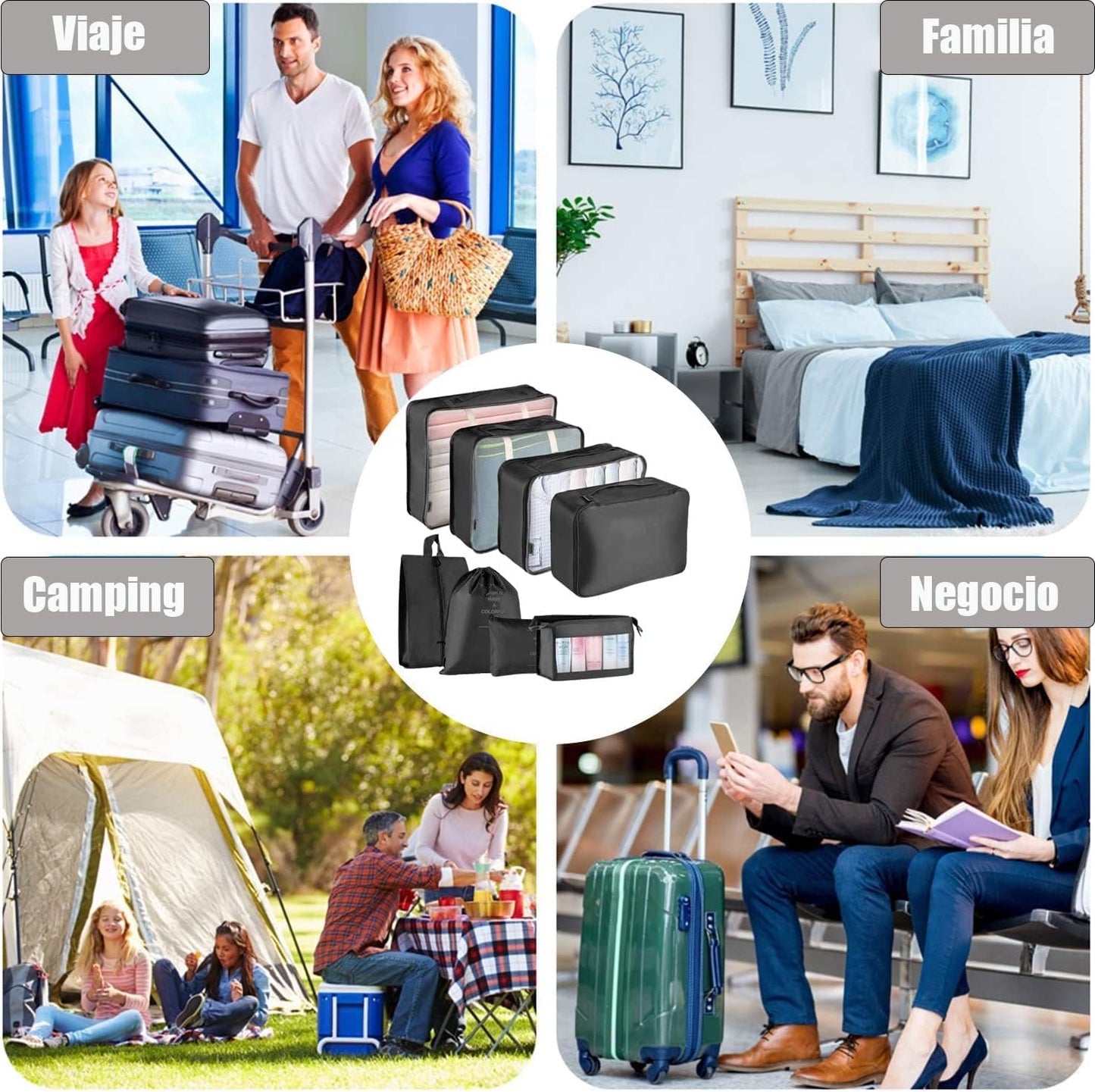 PackViaje Pro - Ordena tu maleta en minutos, viaja sin estrés