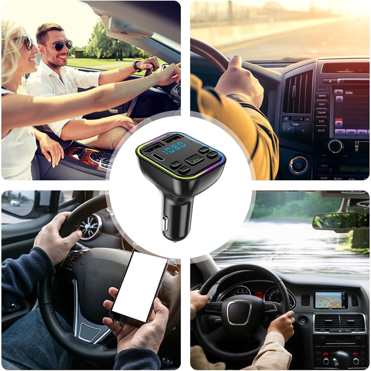 DriveSync Pro - Conecta tu celular al auto y escucha tu música sin cables