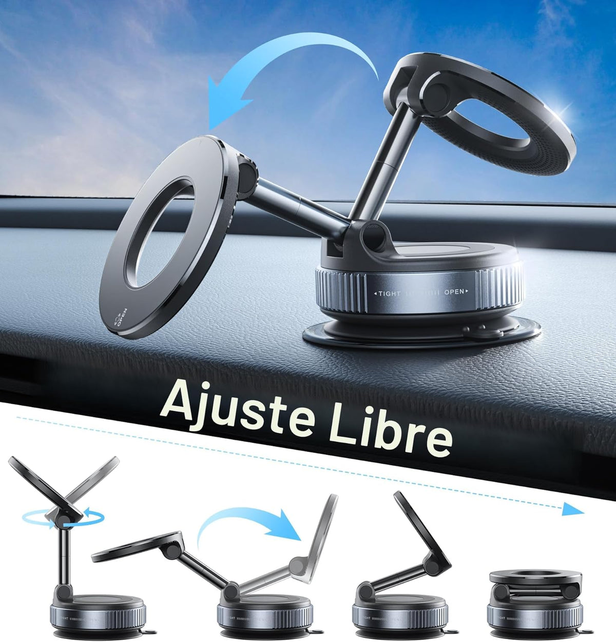 MagDrive Pro - Maneja Seguro con Tu Celular Siempre a la Vista