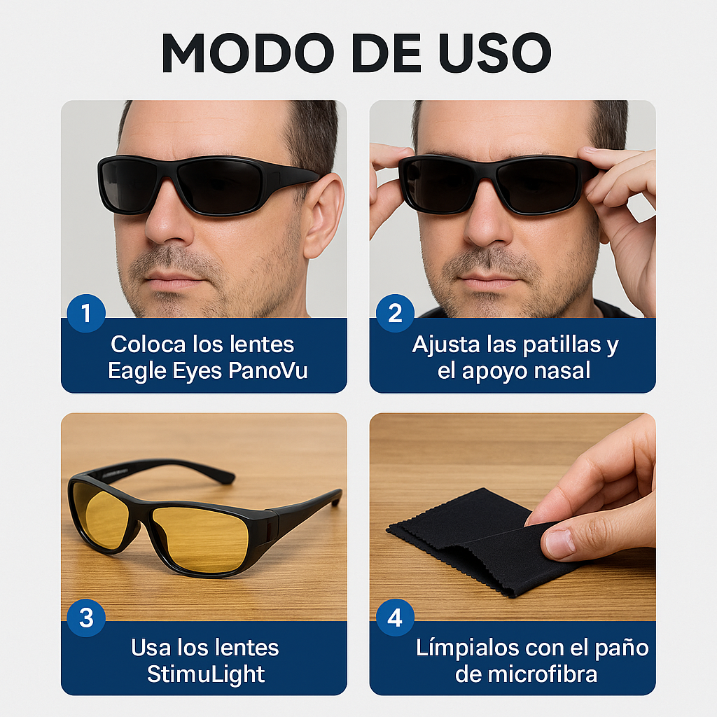 Lentes Eagle Eyes – Visión Segura al Conducir – Claridad Total con Tecnología NASA en Segundos