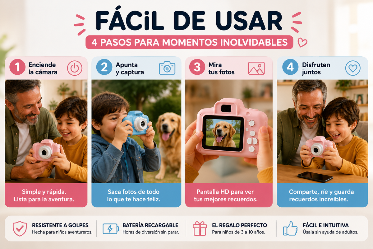 SnapKids — La cámara que convierte a tu hijo en fotógrafo