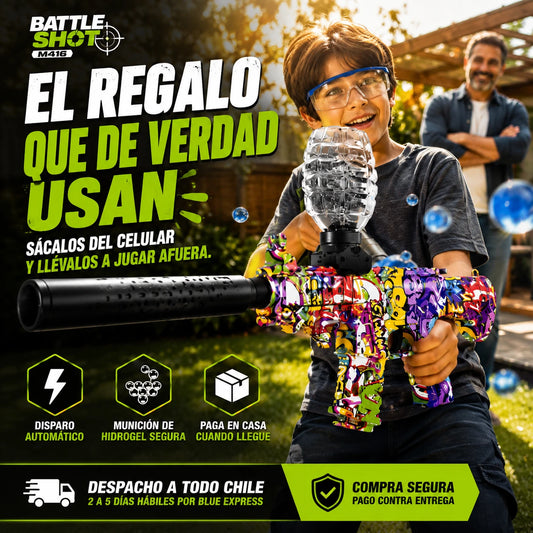 BattleShot M416 — El Regalo que Van a Querer Jugar Todo el Día