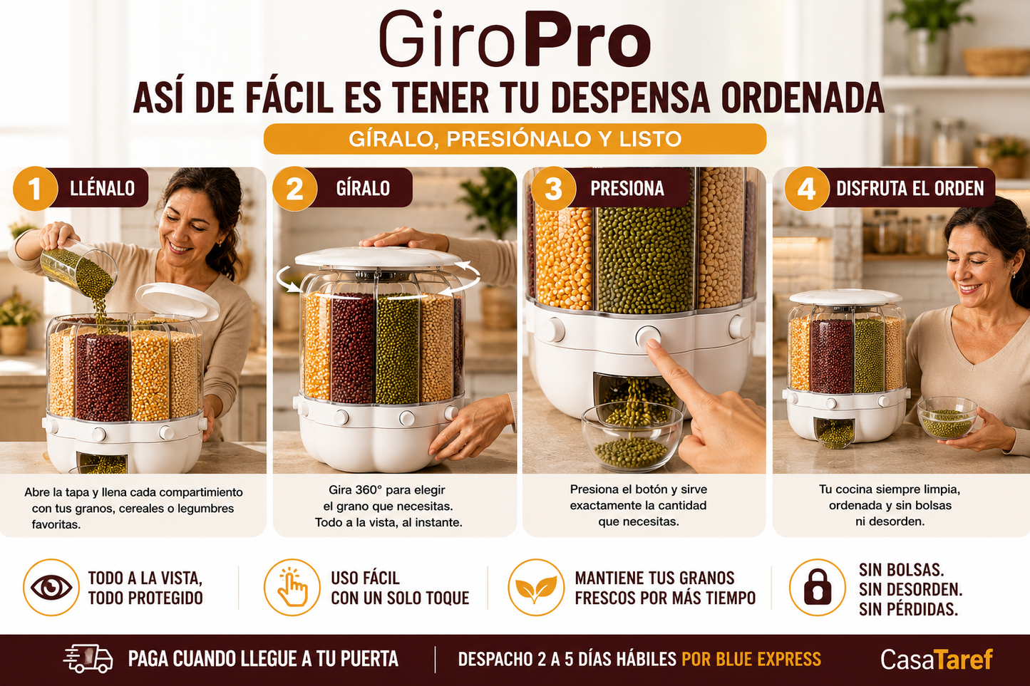 GiroPro — Ordena tu despensa sin mover nada