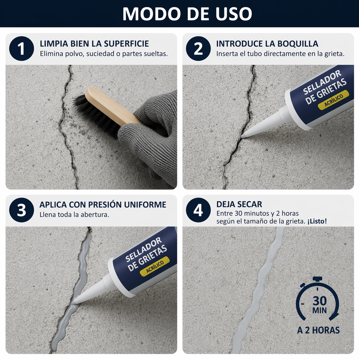 CrackFix Pro — Repara Grietas en Pisos y Paredes Sin Llamar a Nadie