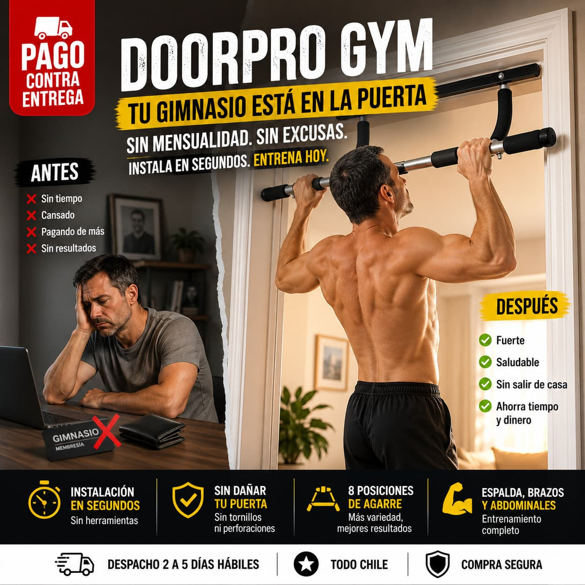 DoorPro Gym — Tu Gimnasio Completo en la Puerta de Tu Casa
