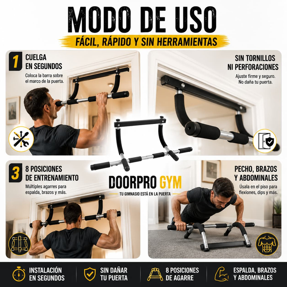 DoorPro Gym — Tu Gimnasio Completo en la Puerta de Tu Casa