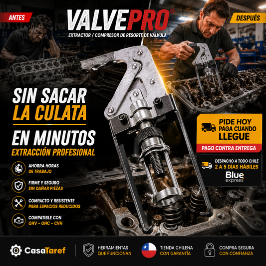 ValvePro — Extrae Resortes de Válvula Sin Sacar la Culata