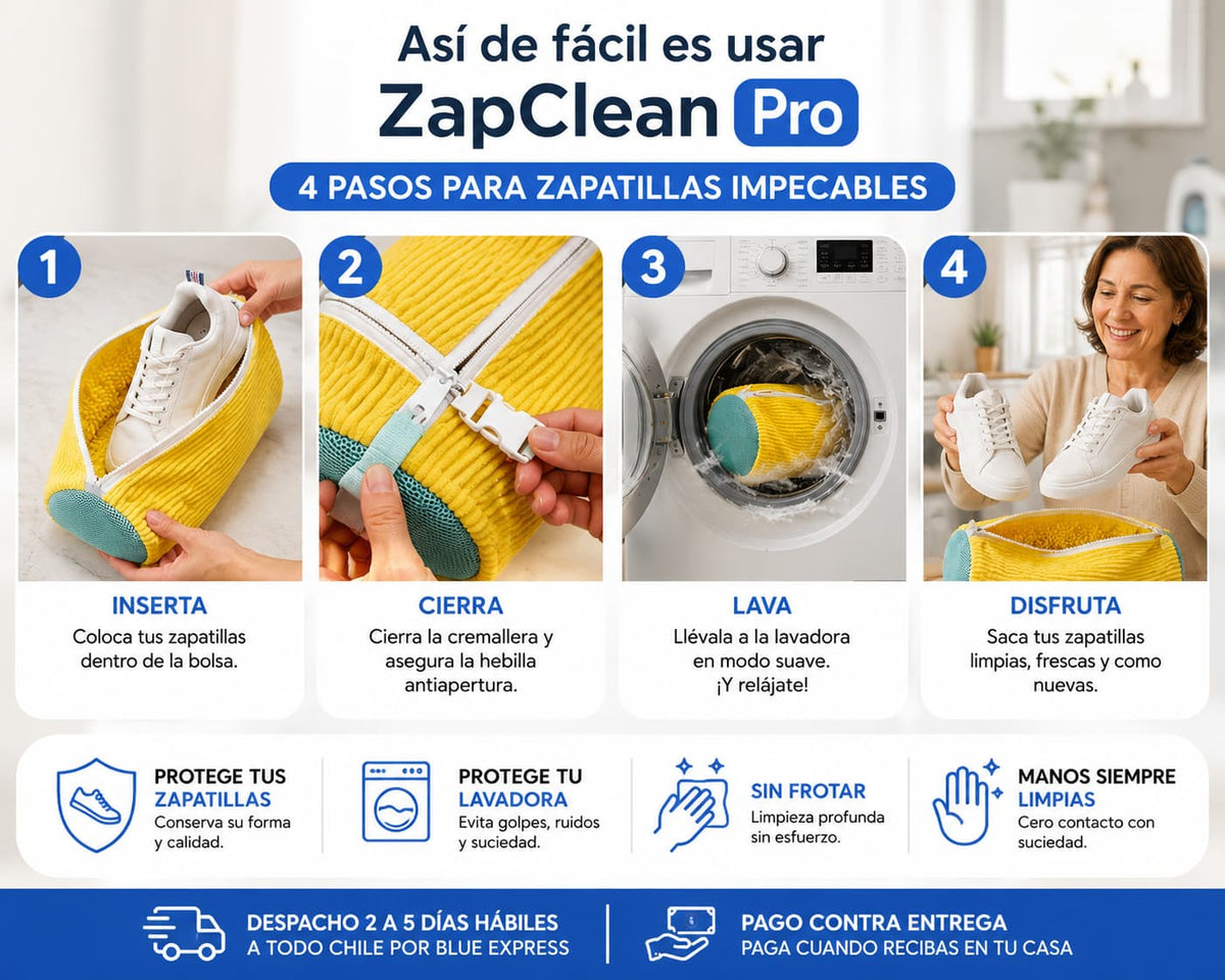 ZapClean Pro - Lava tus Zapatillas sin Dañarlas