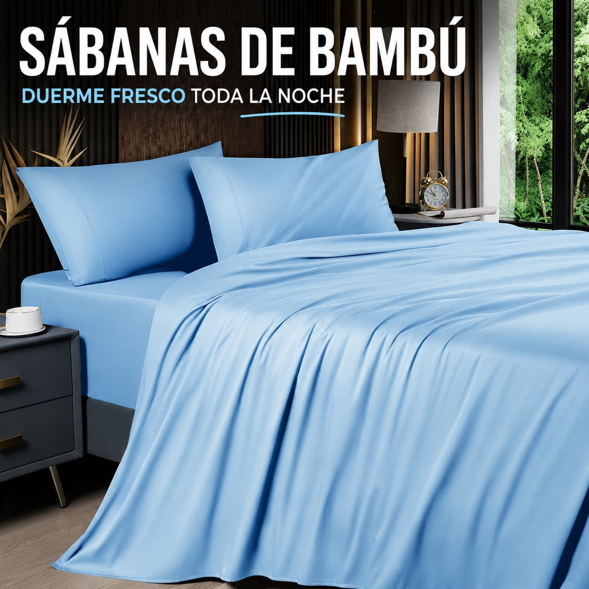 BambuRest - Duerme Fresco Toda la Noche, Sin Dar Vueltas