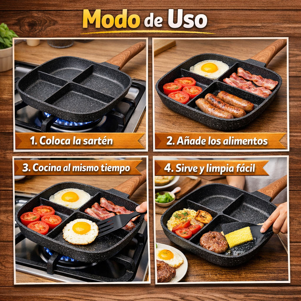QuadroChef 2x1 – Cocina 4 cosas a la vez y paga al recibir