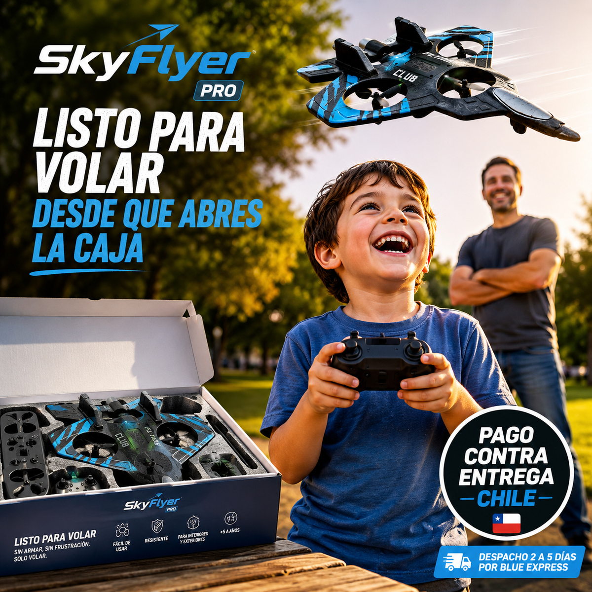 SkyFlyer Pro - El Avión RC Que Todo Niño Quiere