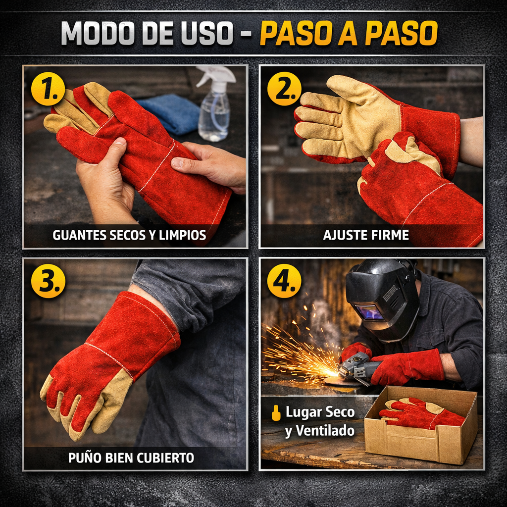 Máscara de Soldar Automática + Guantes de Seguridad – Protección Total – Suelda Seguro y Ahorra Desde el Primer Uso