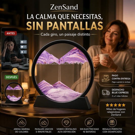 ZenSand — El cuadro que transforma tu espacio en un momento de paz