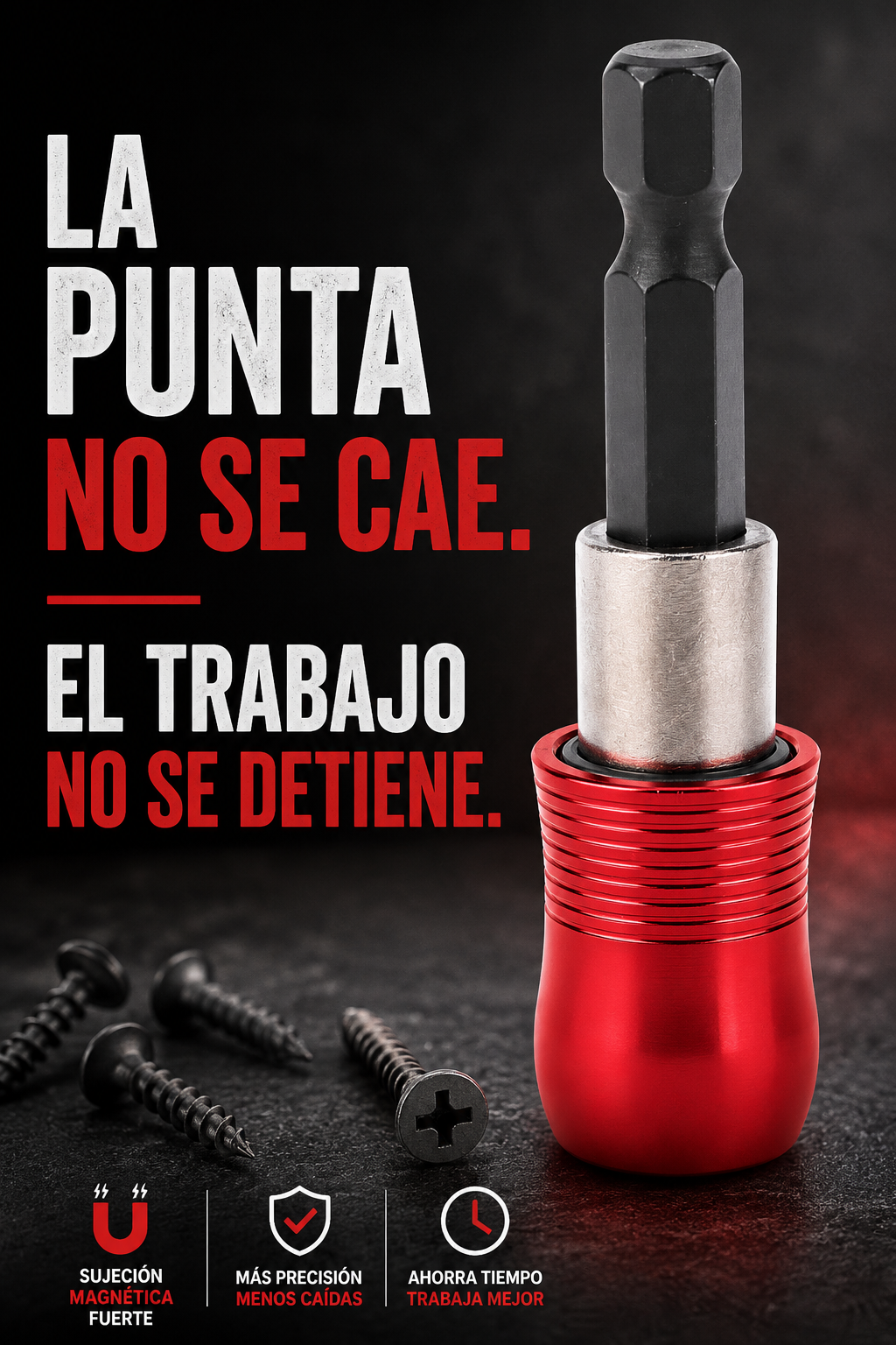 FixGrip Pro - El imán que sujeta el tornillo y no lo suelta hasta que entra
