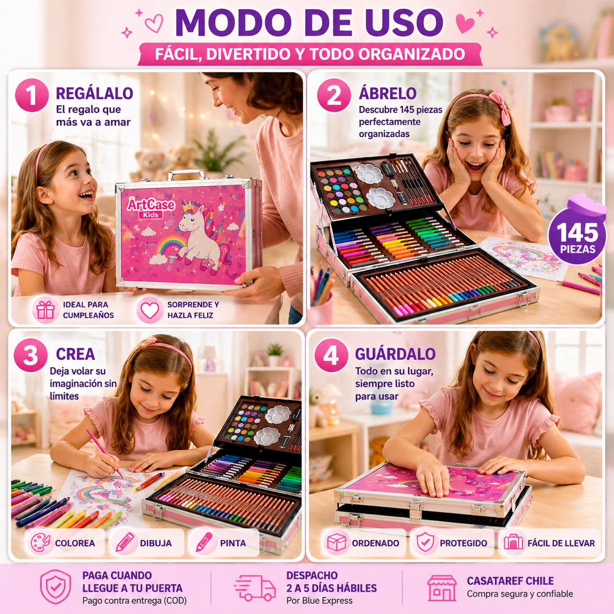 ArtCase Kids — El regalo que ella jamás olvidará 🎨
