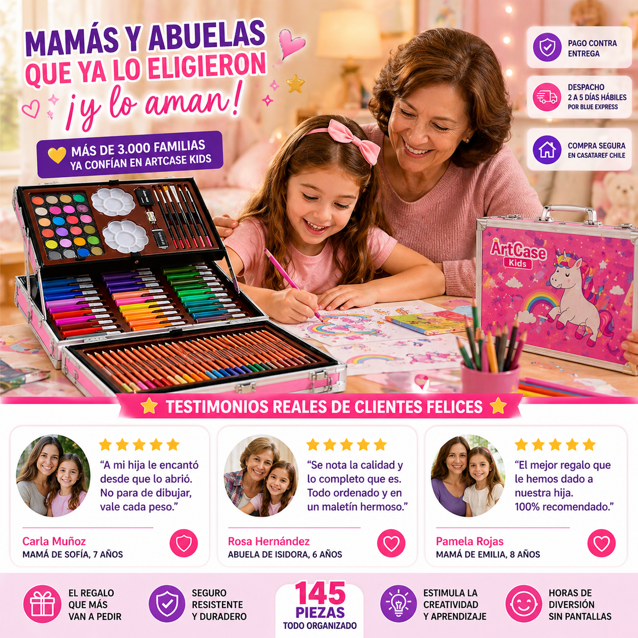 ArtCase Kids — El regalo que ella jamás olvidará 🎨