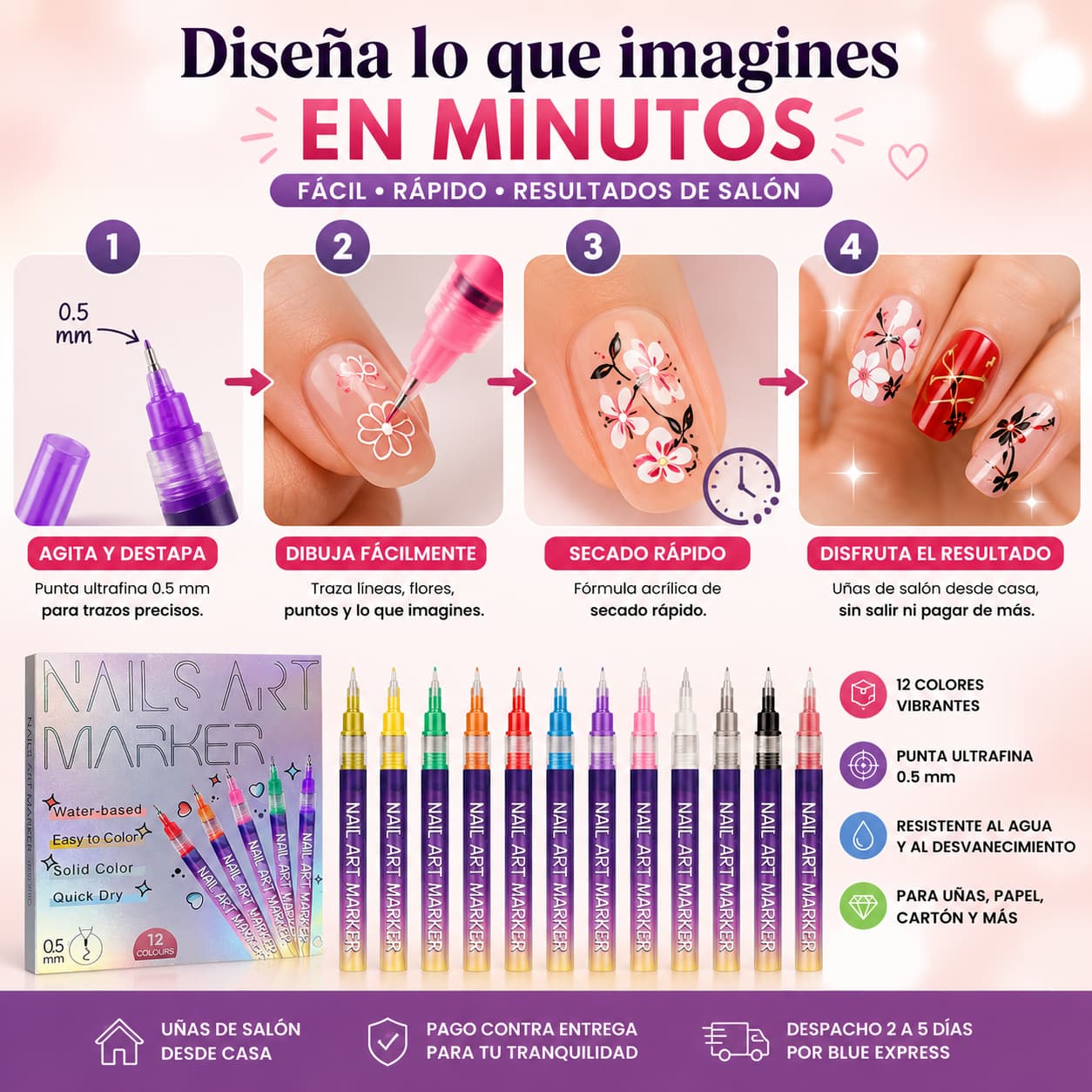 NailDraw Pro - Diseña tus uñas en casa como en el salón