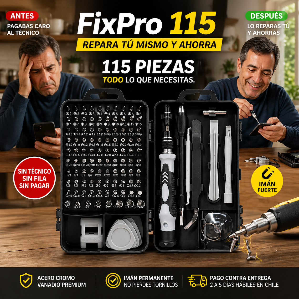 FixPro 115 - Repara Cualquier Aparato en Casa Sin Llamar a Nadie