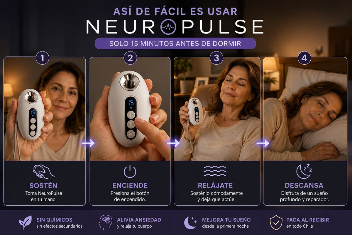 NeuroPulse - Duerme Profundo Sin Pastillas Desde la Primera Noche