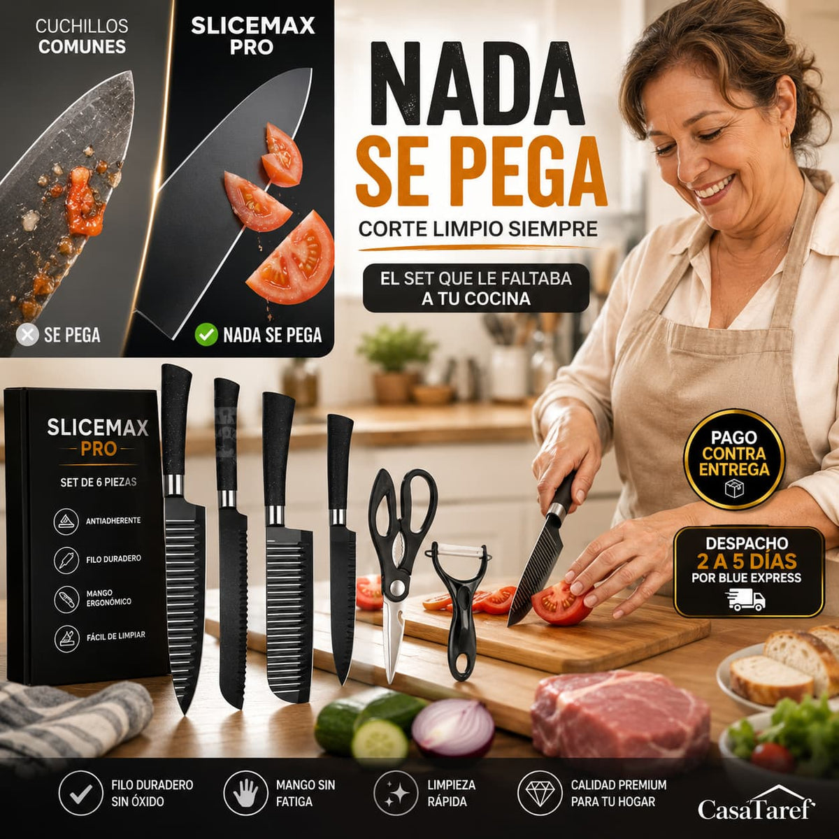 SliceMax Pro - El Juego de Cuchillos que No Deja Nada Pegado