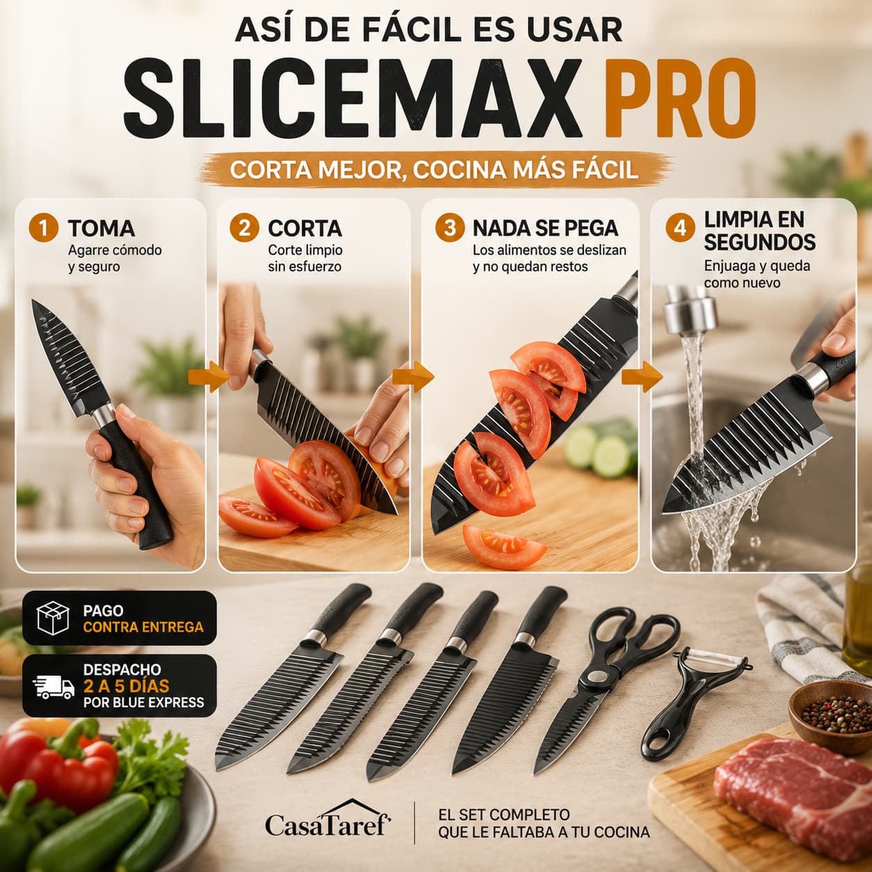 SliceMax Pro - El Juego de Cuchillos que No Deja Nada Pegado
