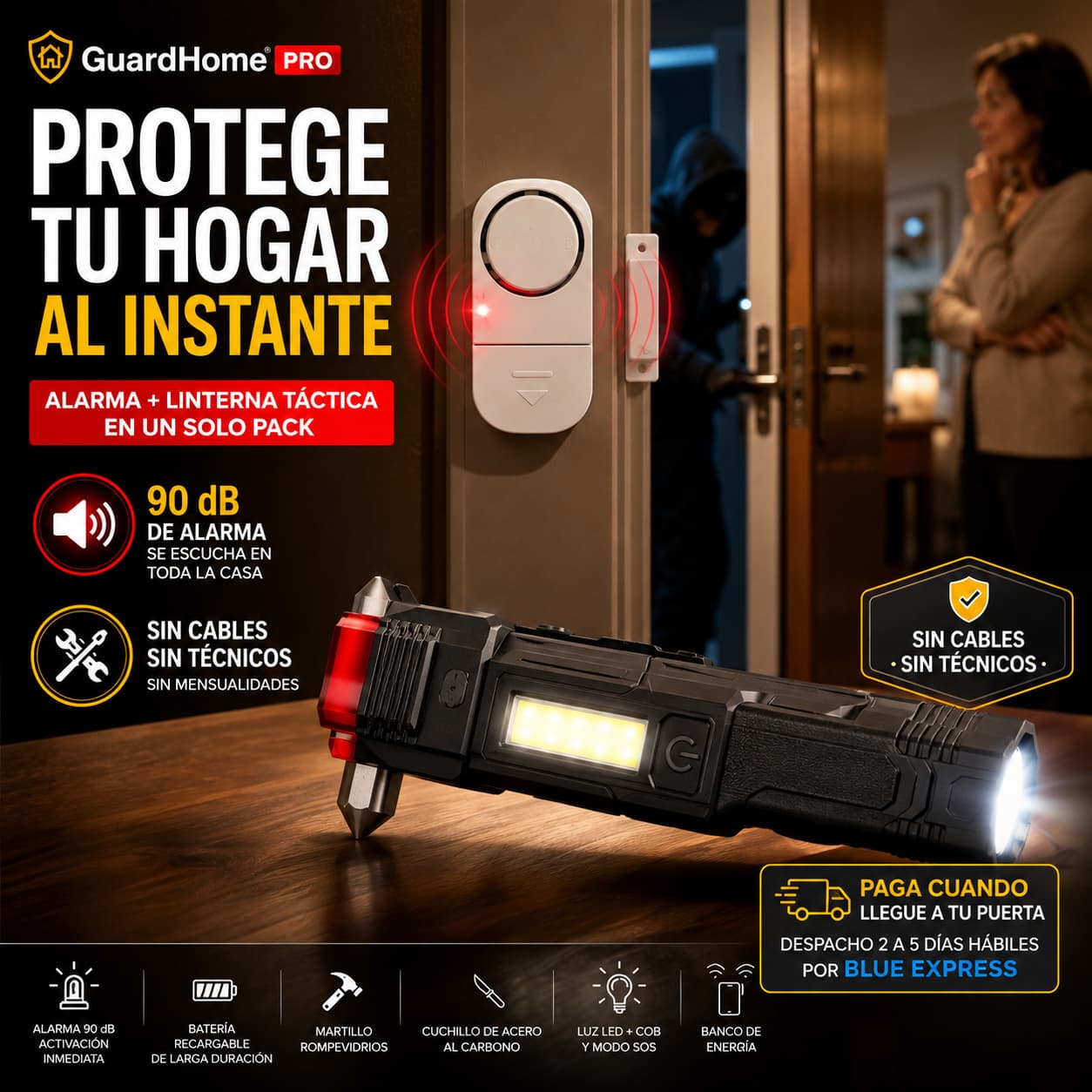 GuardHome Pro - Protege tu hogar antes de que sea tarde