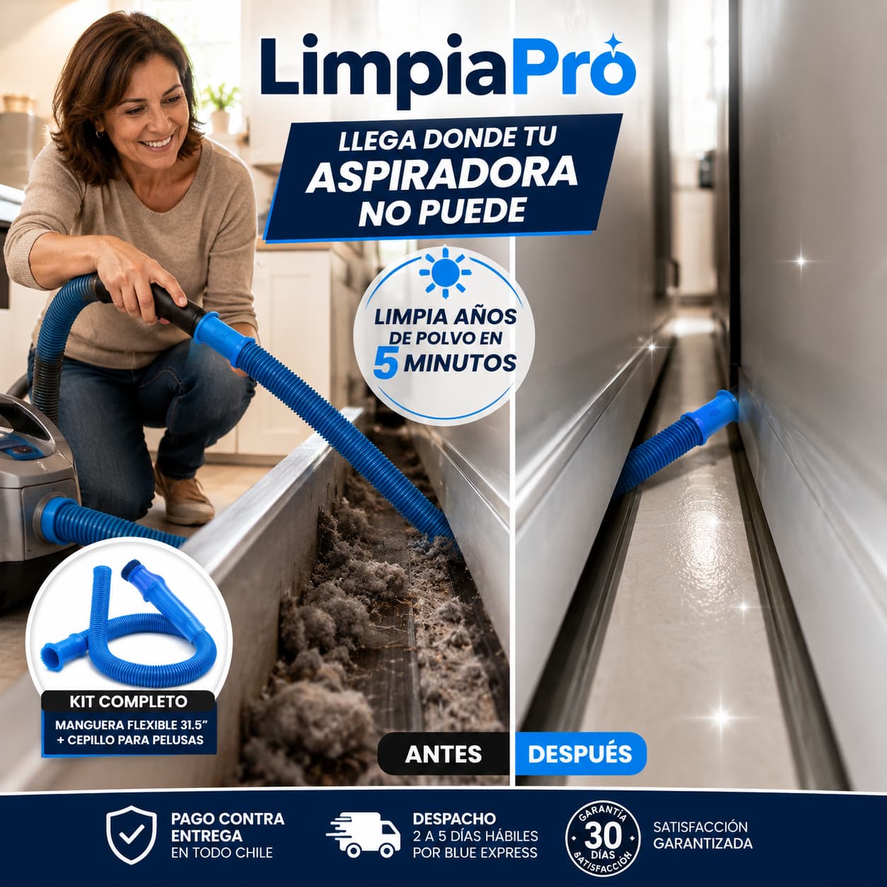 LimpiaPro - Llega Donde Tu Aspiradora No Puede