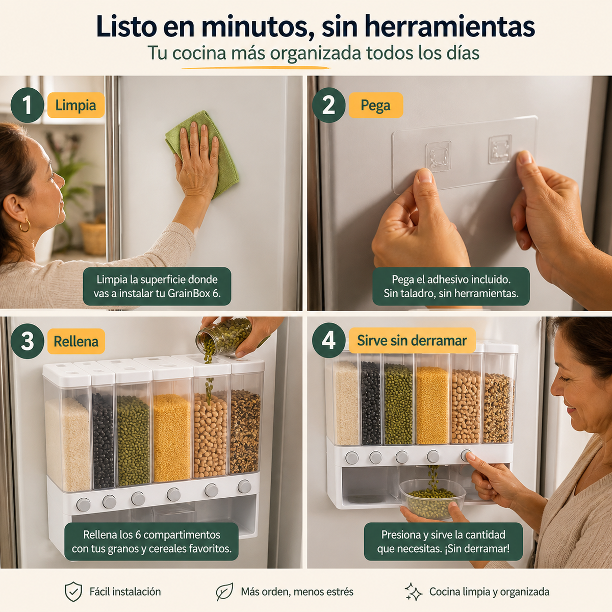 GrainBox 6 - Tu cocina ordenada de una vez por todas
