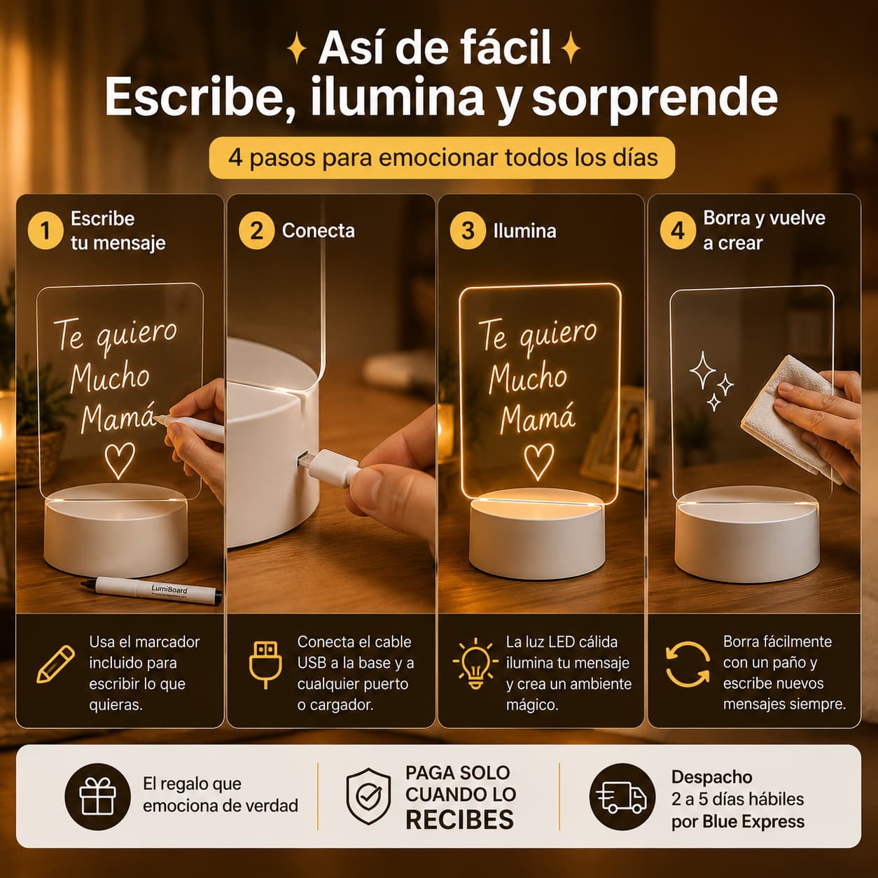LumiBoard – El Regalo que Ilumina y Sorprende