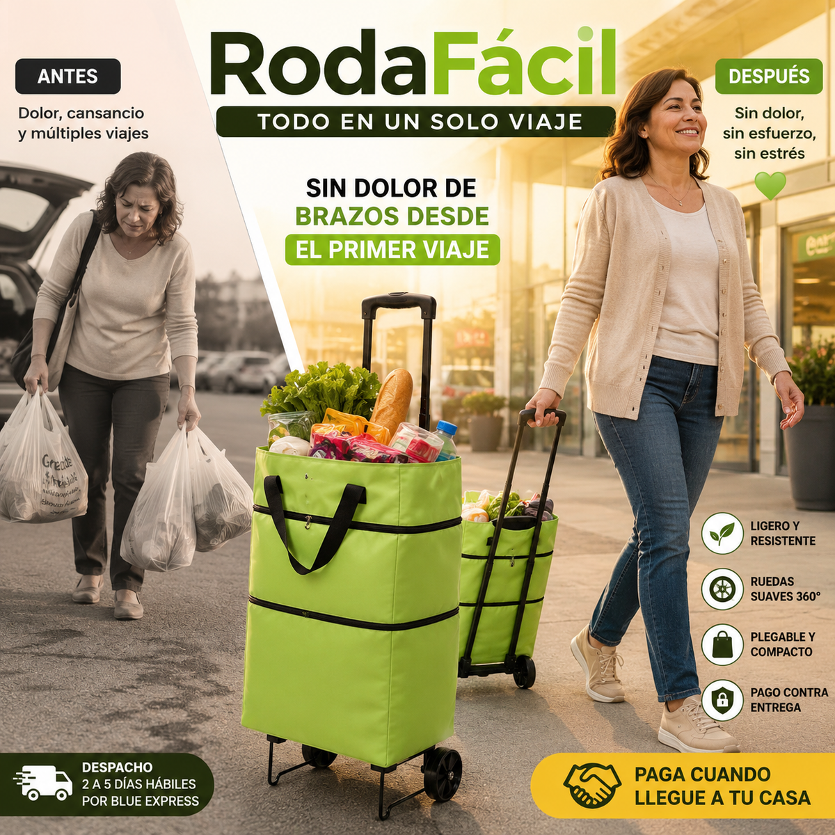 RodaFácil - La bolsa que carga sola por ti