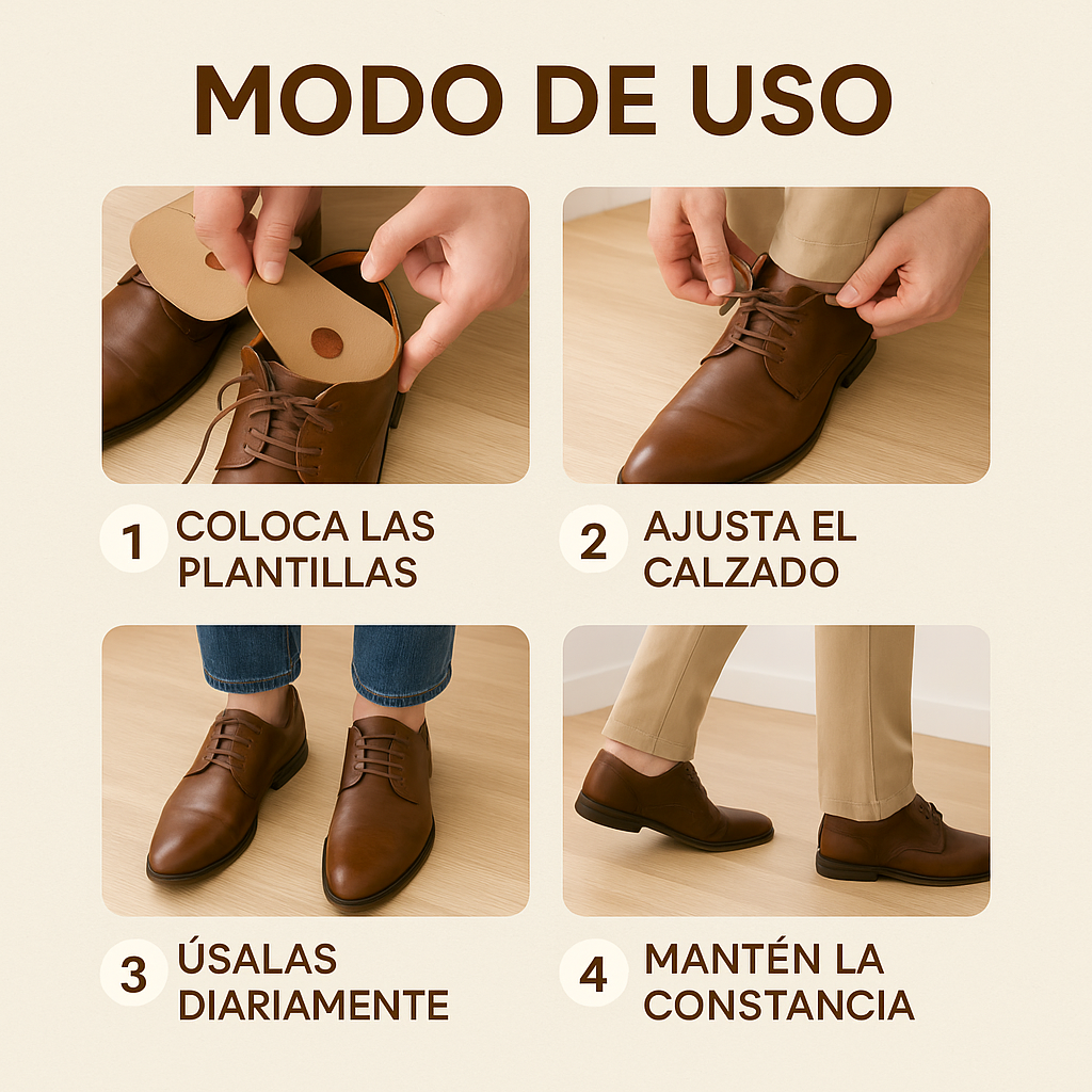 Plantillas Ortopédicas Copper Comfort – Alivian el dolor y el cansancio en tus pies desde el primer día
