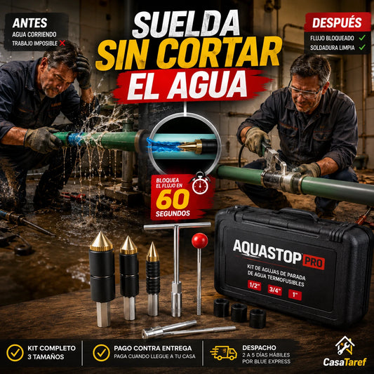 AquaStop Pro – Suelda tuberías PPR sin cortar el agua