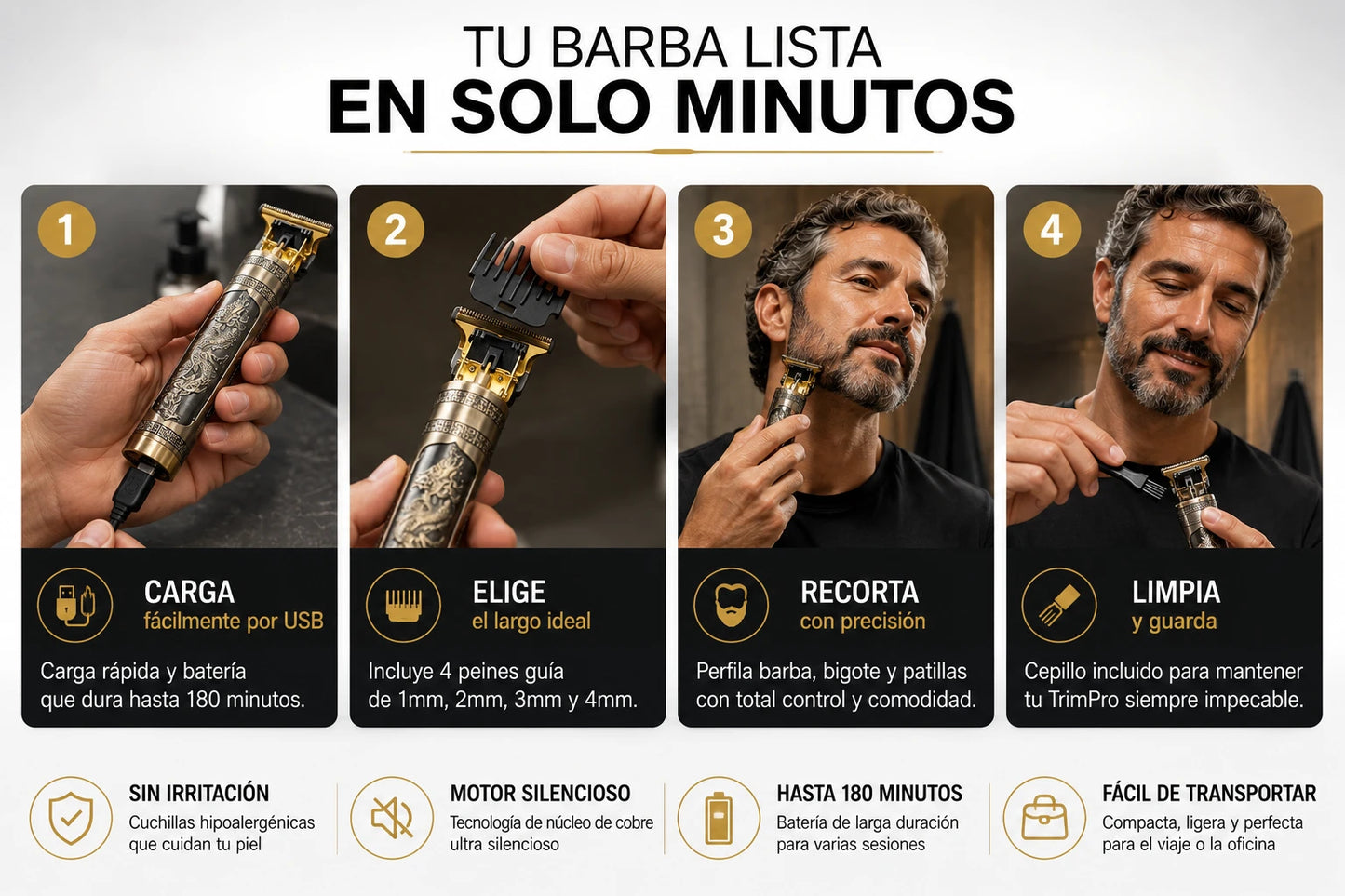 TrimPro — Luce impecable sin salir de casa