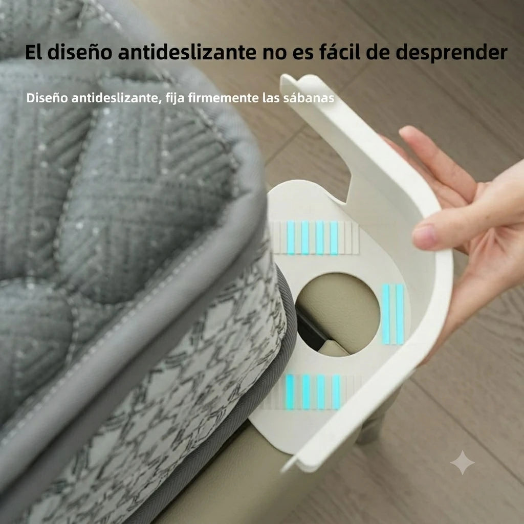 SheetLock Pro - Sábanas Fijas Toda la Noche, Sin Ajustes