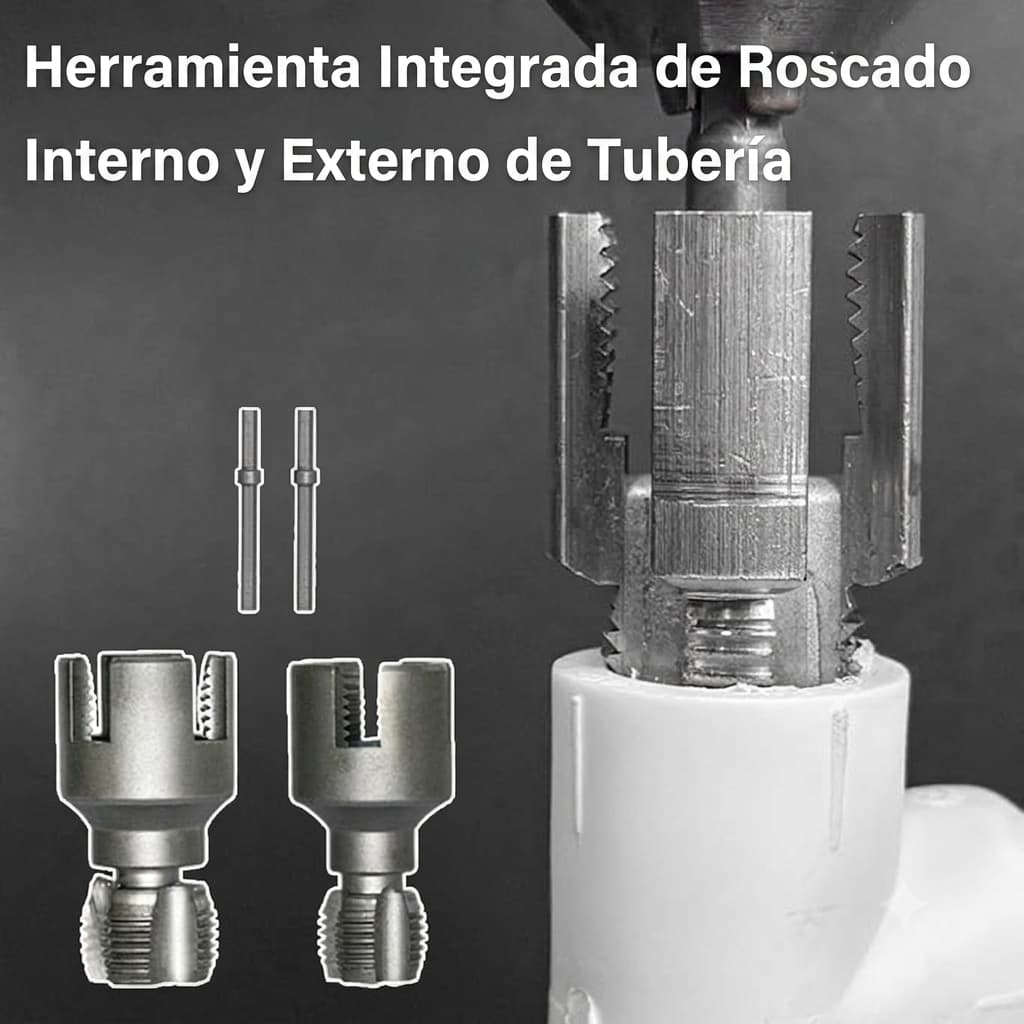 RoscaPro - Rosca tubos PVC y PPR con tu taladro en segundos