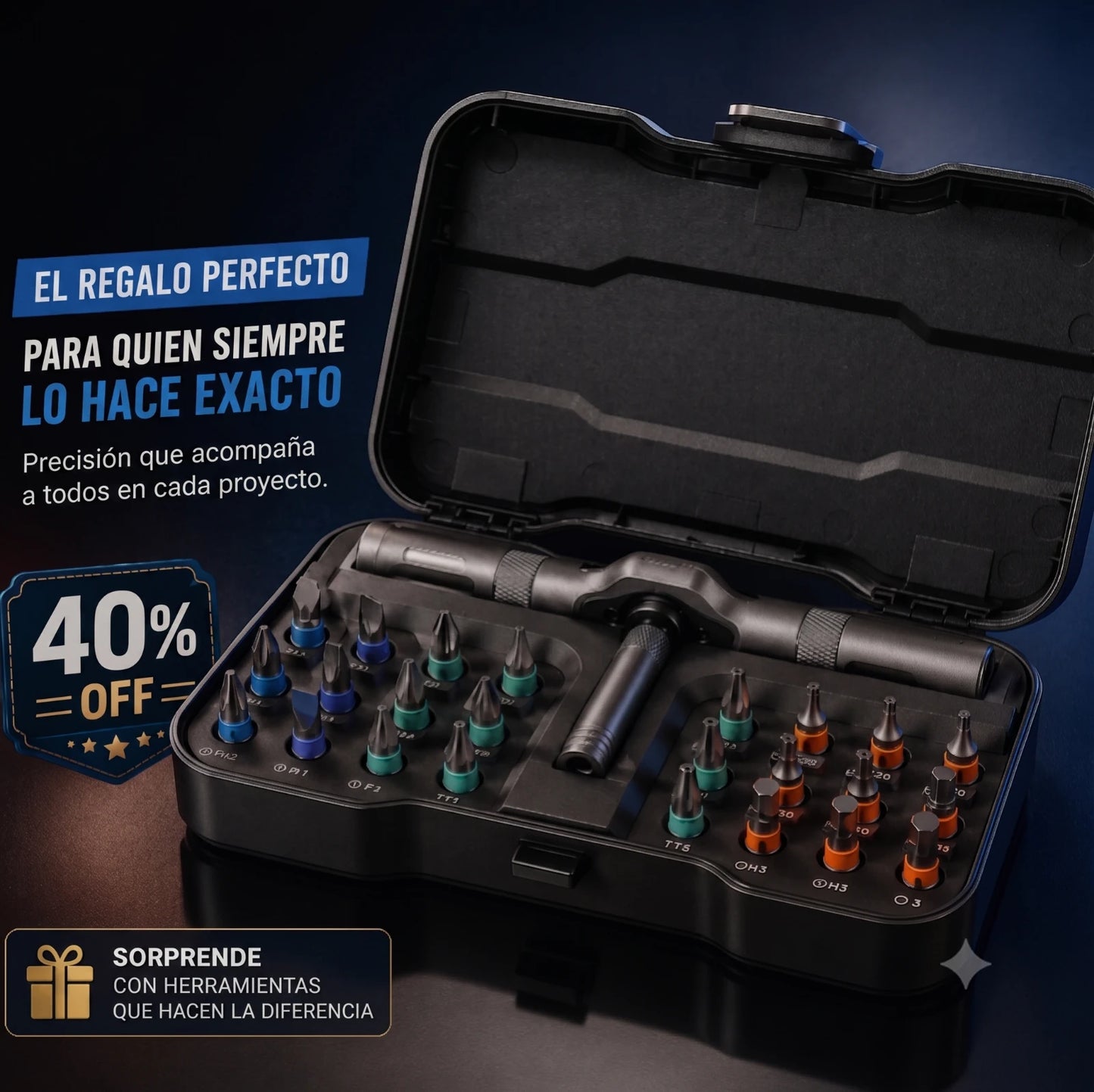 Destornillador Magnético 24 en 1 - 40% OFF