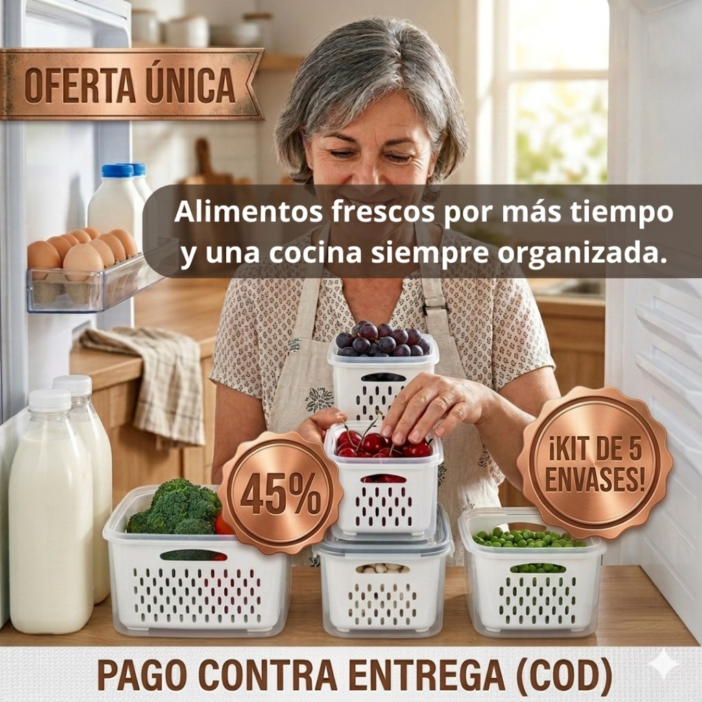 FreshBox Pro - Tus Frutas y Verduras Frescas el Doble de Tiempo