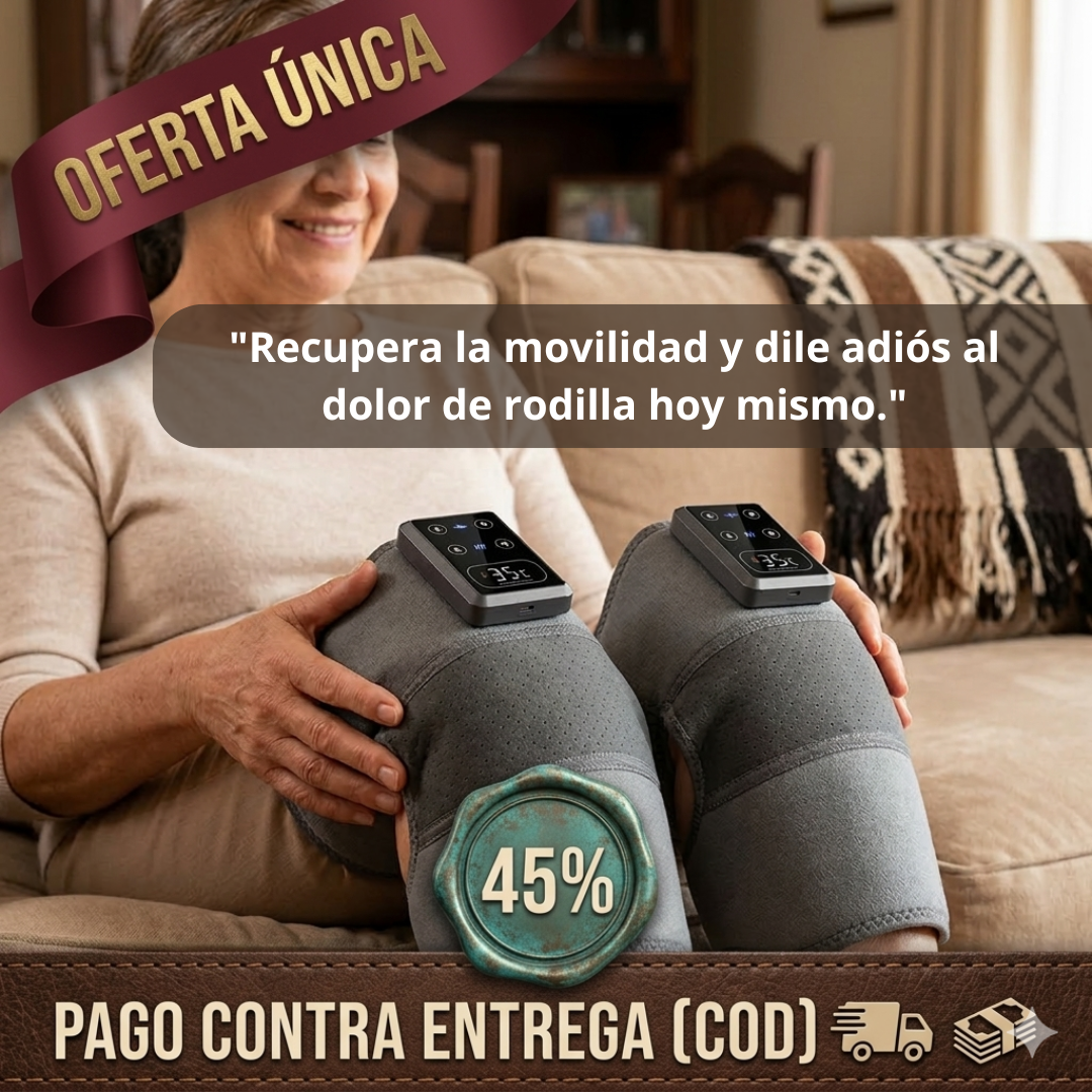 Rodillera Térmica Massage Hot – Calor y masaje que alivian el dolor en rodillas en minutos