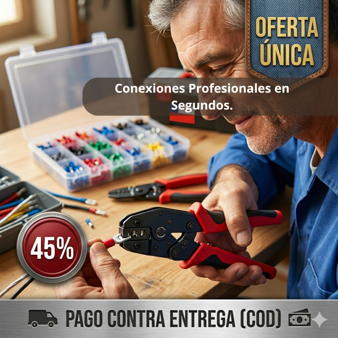 CrimpPro 1200 — El Kit Completo para Conectar Cables como un Profesional