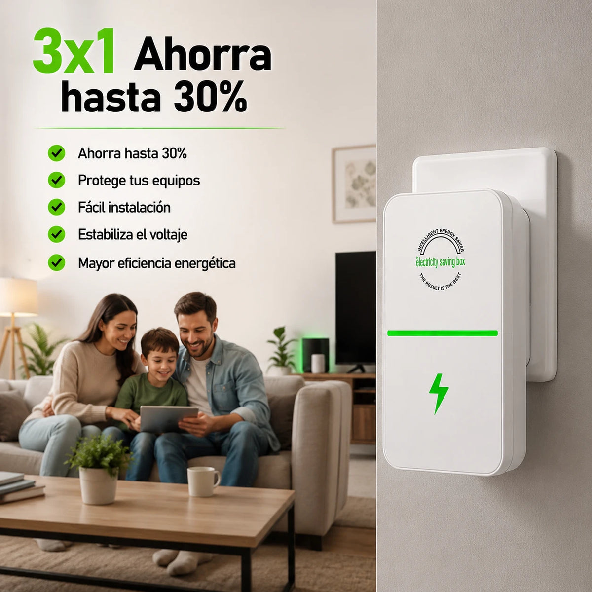 VoltiAhorro 3x1 - Reduce tu Cuenta de Luz hasta 30%